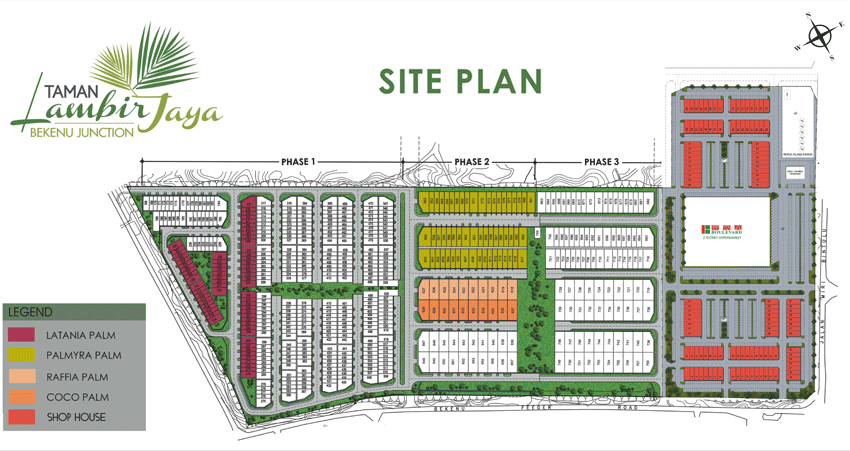 lambir jaya site plan